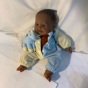 14" BERENGUER REALISTIC BABY DOLL Brown Boy